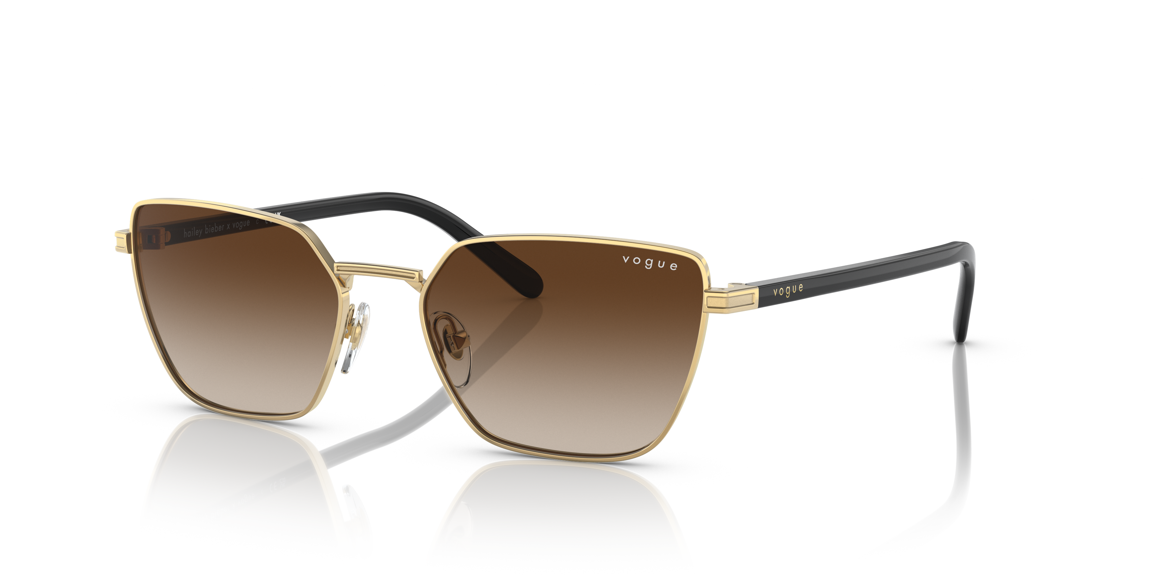Ray-Ban RB4429 55 Green & Black On Gold Sunglasses | Sunglass Hut USA